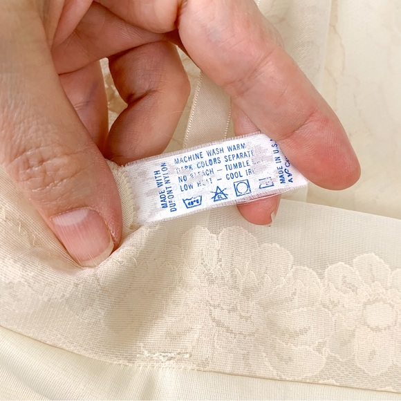 Elegant Cream Lace Trim Slip - Picture 6 of 7